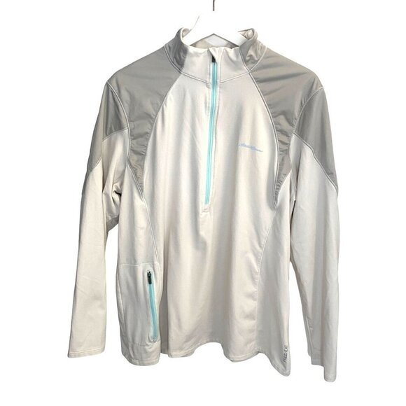 Eddie‎ Bauer Soft Strectch 1/2 Zip Athletic Pullover Sz 2XL Sportswear Gorpcore - Picture 1 of 13